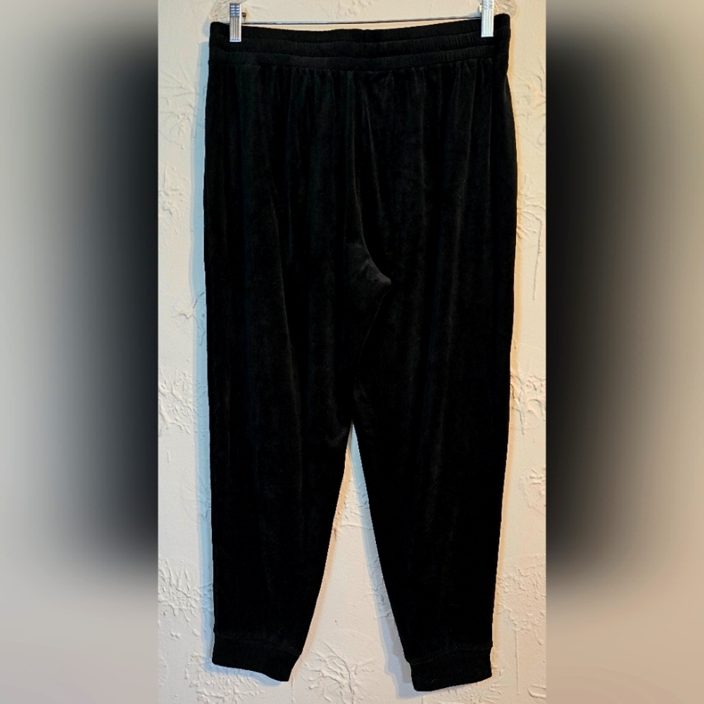 Cozy Black Fleece Lounge Set Hochman - Picture 4 of 6